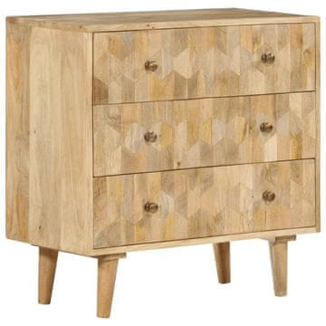 Vidaxl Komoda s ladicama, 70x35x70 cm, Masivno drvo manga
