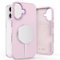 Tech-protect Silicone Pure MagSafe maska za iPhone 16, ružičasta