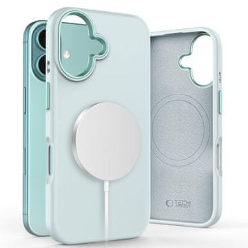 Tech-protect Silicone Pure MagSafe maska za iPhone 16, plava
