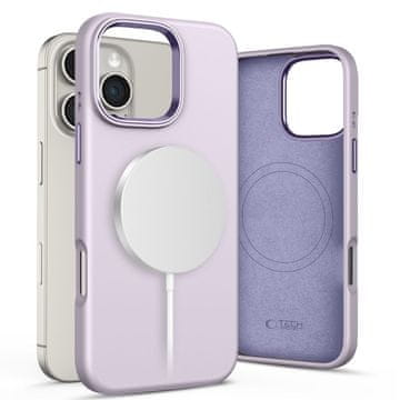 Tech-protect Silicone Pure MagSafe maska za iPhone 16 Pro, ljubičasta