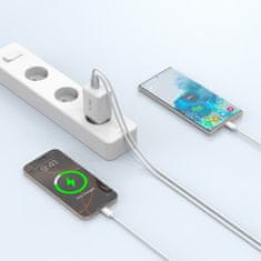 Tech-protect NC45W GaN punjač 2x USB-C 45W, bijela