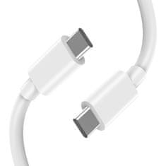 Tech-protect NC45W GaN punjač 2x USB-C 45W + kabel USB-C, bijela
