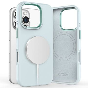 Tech-protect Silicone Pure MagSafe maska za iPhone 16 Pro Max, plava