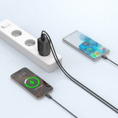 Tech-protect NC45W GaN punjač 2x USB-C 45W, crno