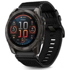 Tech-protect Nylon Classic remen za Garmin Fenix 5x / 5x Plus / 6x / 6x Pro / 7x / 8 51mm, black