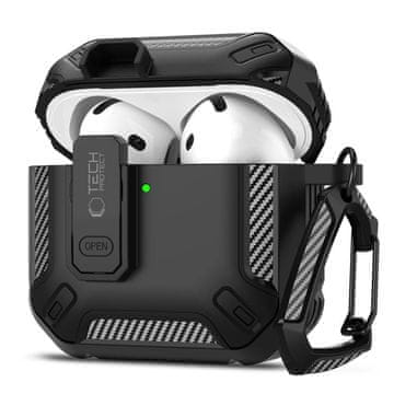 Tech-protect Carbonos maska za Apple AirPods 4, crno