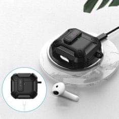 Tech-protect Carbonos maska za Apple AirPods 4, crno