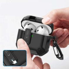 Tech-protect Carbonos maska za Apple AirPods 4, crno