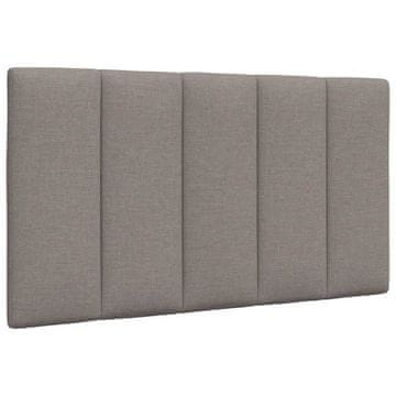 Vidaxl Jastuk za uzglavlje, taupe, 80 cm, tkanina