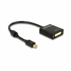 Delock DisplayPort mini-DVI adapter aktivni 20 cm 4K crni 62603