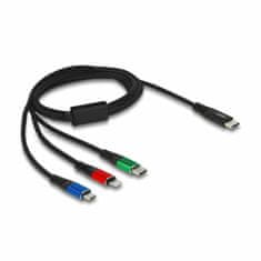 Delock kabel USB TipC 3u1 Lightning/TipC/Micro 1m 86596