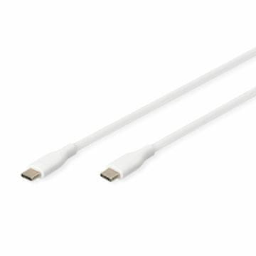 Digitus USB kabel C-C 1m 60W bijeli silikonski AK-300341-010-W