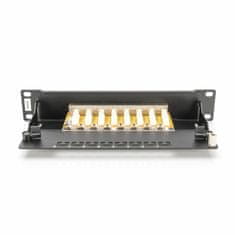 Digitus 250 mm panelni 8-portni CAT.6 1U FTP DN-91608S