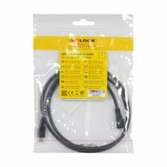 Delock USB produžni kabel Mini B-M Mini B-F 1m crni 82667