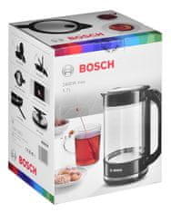 BOS Bosch TWK70B03 električni kuhalo za vodu 1.7 L 2400 W, crno/prozirno