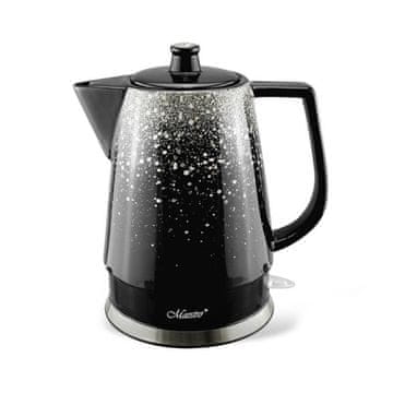 MAESTRO MAESTRO MR-074-SILV keramičko kuhalo za vodu, 1.5 L, srebrno/crno