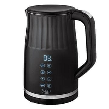 Adler Adler AD 1350 električni kuhalo, 1.7 L, crna, LED