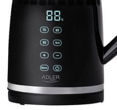 Adler Adler AD 1350 električni kuhalo, 1.7 L, crna, LED