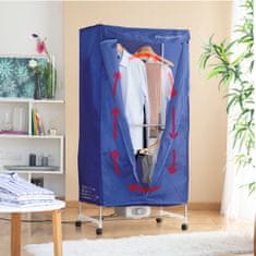 InnovaGoods Prijenosna električna sušilica 2 visine Dupledry Blue 1200 W