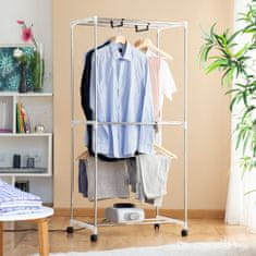 InnovaGoods Prijenosna električna sušilica 2 visine Dupledry Blue 1200 W
