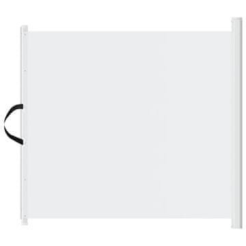 Vidaxl Uvlačiva vrata za kućne ljubimce bijela 102,5x125 cm