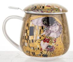  Šalica sa žlicom s dekorom Gustava Klimta Poljubac