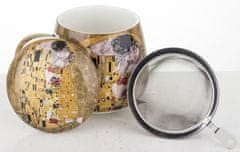  Šalica sa žlicom s dekorom Gustava Klimta Poljubac
