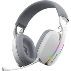 Marvo HG9086W bežične slušalice za igranje, RGB, stereo, bijele