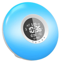 First Austria FIRST radio budilica sa alarmom, svjetlosni prsten 8 boja, 6 zvukova