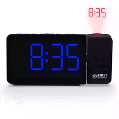 First Austria FIRST radio budilica sa alarmom, FM radio, projekcija, crno-plava