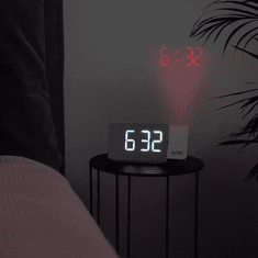 First Austria FIRST radio budilica sa alarmom, FM radio, projekcija, bijela