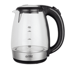 First Austria Bojler FIRST 1.7L, 2200W, staklo, crna ručka