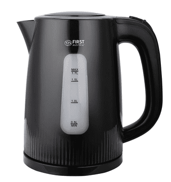 First Austria Prvi grijač vode 1,7L, 2200W, crno