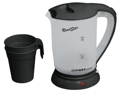 First Austria Prvi grijač vode, 0,5 L, putovanja, 2 šalice, 700W, crno