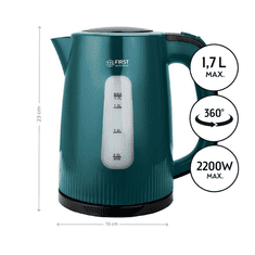 First Austria Bojler FIRST 1.7L, 2200W, zeleni