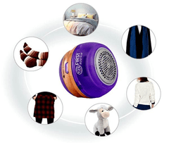 First Austria Prvo sredstvo za uklanjanje vlakana, 2x600mah; USB; ljubičasta