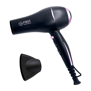 First Austria Sušilo za kosu prvo, 2000w, 3 snage, 2 brzine, crno
