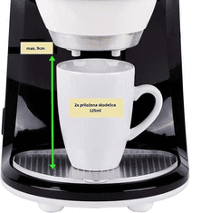 First Austria Kava prvi uređaj za kuhanje, 450W. 2 šalice