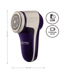 First Austria Prvo sredstvo za uklanjanje vlakana, 2x600mah; USB; ljubičasta/bijela