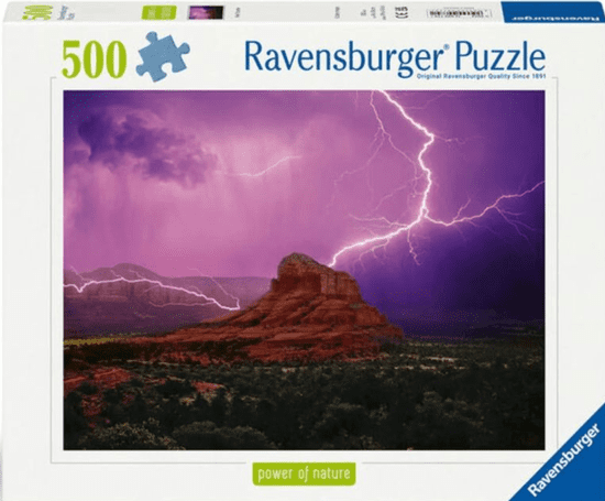 Ravensburger puzzle, Pink Stormy Atmosphere, 500/1