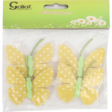 Filcane leptir spajalice za kosu za Uskrs