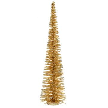 Zlatna brokatna figura jelena 50 cm