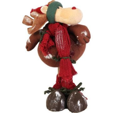 Irvas stojeći, od prirodnih materijala, smeđi, 33 cm