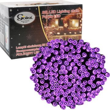 Božićne lampice 80 LED unutarnje ljubičaste