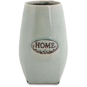 Keramička vaza visine 18 cm u vintage stilu, boja mente Home