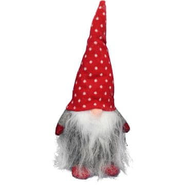 Figurka patuljka Skrzat sa sivom kapom 30 cm