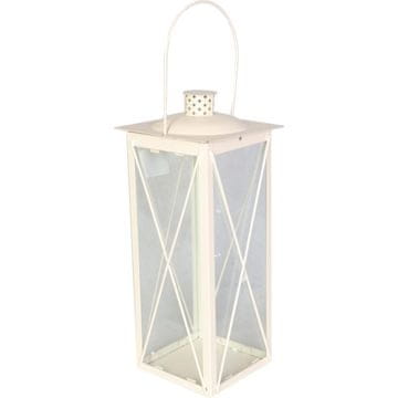 Elegantna metalna lanterna visine 50cm s otvorivim poklopcem