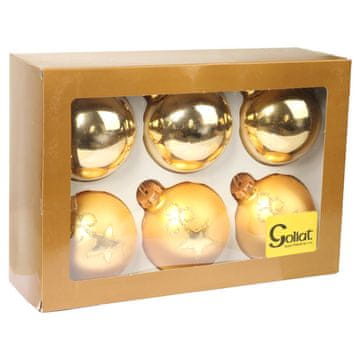 Set od 6 staklenih kuglica, JN-01001G