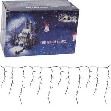 Led svjetlosna zavjesa od 100 lampica, hladno bijela, energetski učinkovita, za kućnu i profesionalnu upotrebu