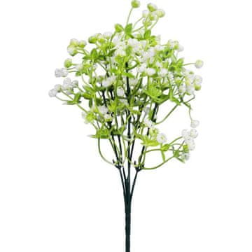 Buket od 5 grančica gipsovke, 32 cm, bijela boja
